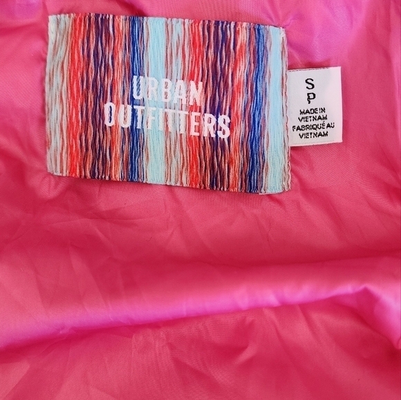 Urban Outfitters Femme Embossed Jacket Dark Pink Women's Size S. - Picture 8 of 8